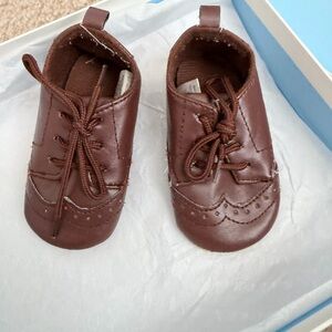 Classic Brown Kids Dress Shoes